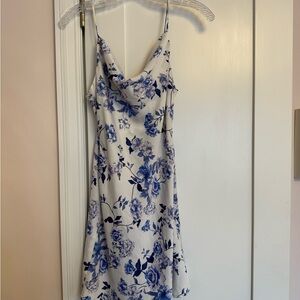 Urban Outfitters Blue and White Floral Dress